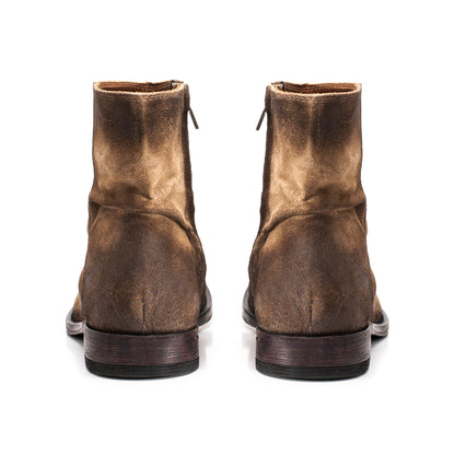 Bowie Gamuzon Camel Boots [Suede Leather]